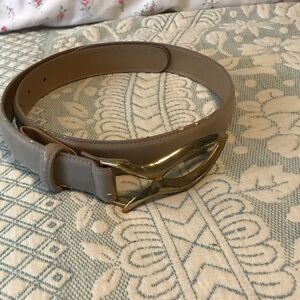 Doncaster Tan Belt with Gold Buckle